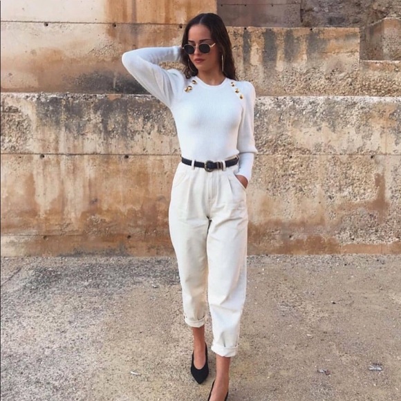 Zara | Sweaters | Zara White Sweater 